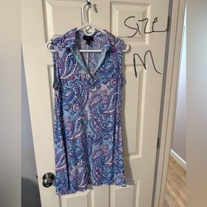 MSK Paisley Print Sleeveless Dress